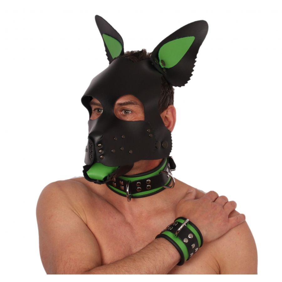 The Red Menottes En Cuir | Vert-Noir 3 The Red Menottes En Cuir | Vert-Noir – Image 3