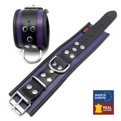 The Red Menottes En Cuir | Violet-Noir