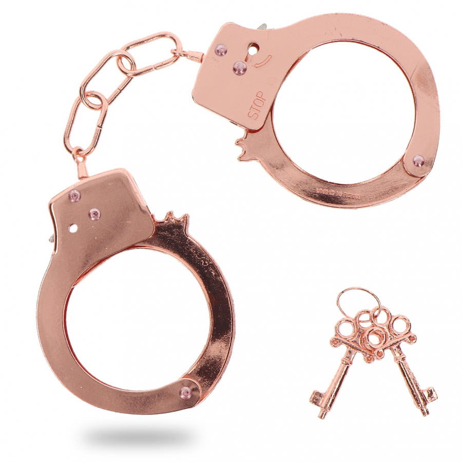 Toy Joy Menottes En Métal FUN CUFFS Roses 1 Toy Joy Menottes En Métal FUN CUFFS Roses