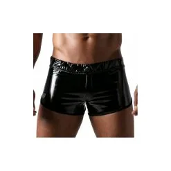 TOF Paris Mini Short VINYL Noir -FÉMINITÉS boutique mini short vinyl noir 2
