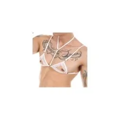 NoGenderWear Mini Soutien-gorge WATCH TETONS Blanc -FÉMINITÉS boutique mini soutien gorge watch tetons blanc 2