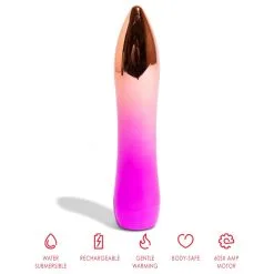 Nu Sensuelle Mini Vibro 60SX AMP 13cm Couleur -FÉMINITÉS boutique mini vibro 60sx amp 13cm couleur 4