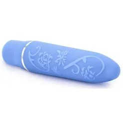 Rose Mini Vibro BLISS VIBE 10.5cm Bleu -FÉMINITÉS boutique mini vibro bliss vibe 105cm bleu 2