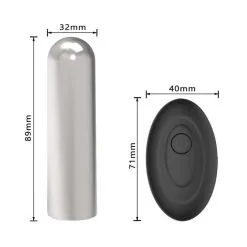 Generique Mini Vibro BULLET SILV 7.5 X 2cm Argenté -FÉMINITÉS boutique mini vibro bullet silv 75 x 2cm argente 2