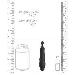 Luminous Mini Vibro DIDO 13cm Noir -FÉMINITÉS boutique mini vibro dido 13cm noir 4
