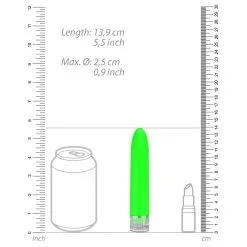 Luminous Mini Vibro ELENI 14cm Vert -FÉMINITÉS boutique mini vibro eleni 14cm vert 4