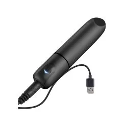 Generique Mini Vibro FURTHER 8.6 X 1.8cm Noir -FÉMINITÉS boutique mini vibro further 86 x 18cm noir 2