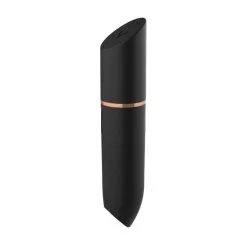 MyPlayToys Mini Vibro HEART LIPSTICK 9cm Noir -FÉMINITÉS boutique mini vibro heart lipstick 9cm noir 2