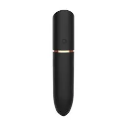 MyPlayToys Mini Vibro HEART LIPSTICK 9cm Noir -FÉMINITÉS boutique mini vibro heart lipstick 9cm noir 3