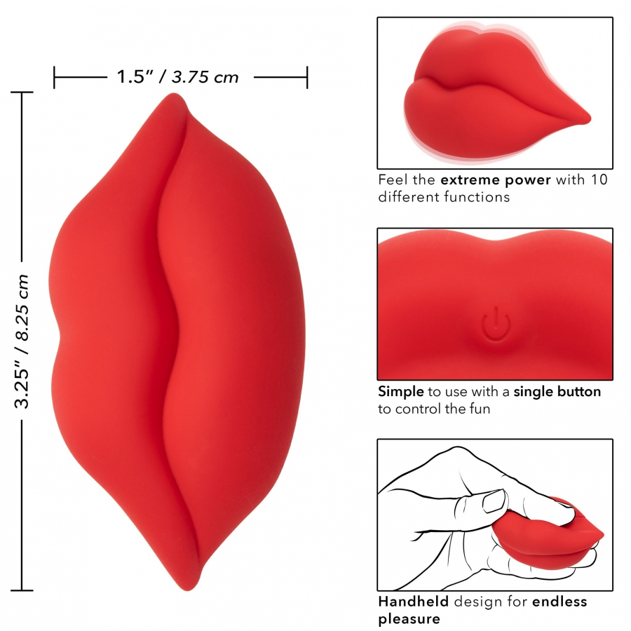 Naughty Bits Mini Vibro Lèvres Vibrantes MUAH 10 Vibrations 9 Naughty Bits Mini Vibro Lèvres Vibrantes MUAH 10 Vibrations – Image 9