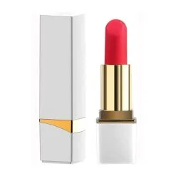 Generique Mini Vibro LIPSTICK ROCK 8.7 X 2.3cm Blanc