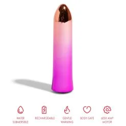 Nu Sensuelle Mini Vibro POINT 9.5cm Couleur -FÉMINITÉS boutique mini vibro point 95cm couleur 4