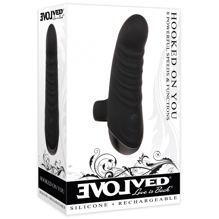 Evolved Mini Vibro Pour Doigt HOOKED ON YOU 8 Vibrations 2 Evolved Mini Vibro Pour Doigt HOOKED ON YOU 8 Vibrations – Image 2