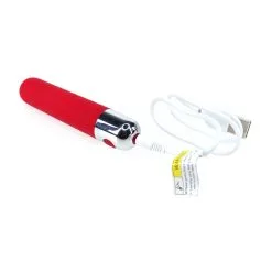 Generique Mini Vibro SAMIRA 10 X 1.5cm Rouge -FÉMINITÉS boutique mini vibro samira 10 x 15cm rouge 3