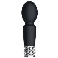 Royal Gems Mini Wand BRILLIANT 12cm Noir -FÉMINITÉS boutique mini wand brilliant 12cm noir 2