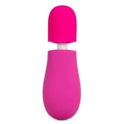 Mini Wand JOYFUL 2 Embouts - Tête 30mm Rose 7 Mini Wand JOYFUL 2 Embouts - Tête 30mm Rose -FÉMINITÉS boutique mini wand joyful 2 embouts tete 30mm rose 2