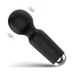 Generique Mini Wand TOUCH 10cm Noir -FÉMINITÉS boutique mini wand touch 10cm noir 2