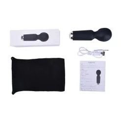 Generique Mini Wand TOUCH 10cm Noir -FÉMINITÉS boutique mini wand touch 10cm noir 4