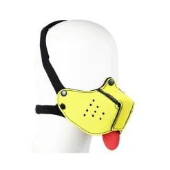 Kinky Puppy Museau + Langue Néoprène PUPPY Jaune