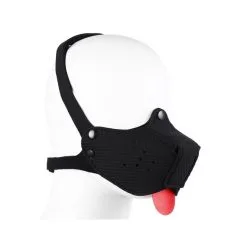 Kinky Puppy Museau + Langue Néoprène PUPPY Noir