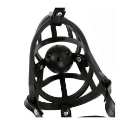Kinky Puppy Muselière Sm MUZZLE STRAP Noire -FÉMINITÉS boutique museliere sm muzzle strap noire 2