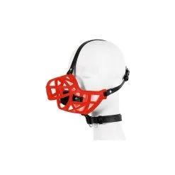 Kinky Puppy Muselière Sm MUZZLE STRAP Rouge