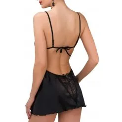 TET Lingerie Nuisette Gina - Noire 4 TET Lingerie Nuisette Gina - Noire -FÉMINITÉS boutique nuisette gina noire 1