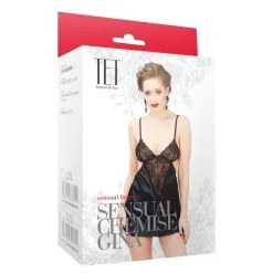 TET Lingerie Nuisette Gina - Noire 5 TET Lingerie Nuisette Gina - Noire -FÉMINITÉS boutique nuisette gina noire 2
