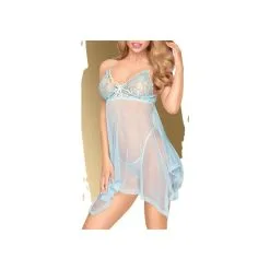 Penthouse Nuisette Naughty Doll Bleue