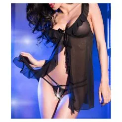 Chilirose Nuisette Ouverte Noire