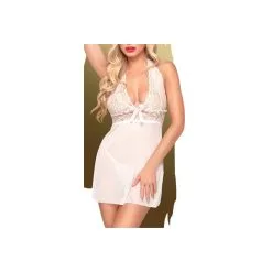 Penthouse Nuisette SWEET & SPICY Blanche