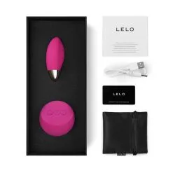 LELO Oeuf Vibrant LYLA 2 8 X 3.5cm Cerise -FÉMINITÉS boutique oeuf vibrant lyla 2 8 x 35cm cerise 4