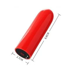 Oeuf Vibrant RUMBA 8.8 X 2.7cm Rouge -FÉMINITÉS boutique oeuf vibrant rumba 88 x 27cm rouge 4