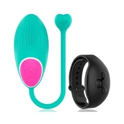 WEARWATCH Oeuf Vibrant Sans Fil EGG WATCH 7.5 X 3.5cm Turquoise