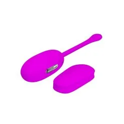 Oeuf Vibrant Sans Fil SHOCK FUN Pretty Love 7.5 X 3.3 Cm -FÉMINITÉS boutique oeuf vibrant sans fil shock fun pretty love 75 x 33 cm 2