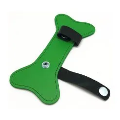 The Red Os En Cuir PUPPY Vert -FÉMINITÉS boutique os en cuir puppy vert 3