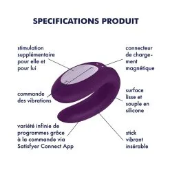 Pack Satisfyer PARTNER BOX 2 - Sextoys Connectés 5 Pack Satisfyer PARTNER BOX 2 - Sextoys Connectés -FÉMINITÉS boutique pack satisfyer partner box 2 sextoys connectes 2