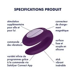 Pack Satisfyer PARTNER BOX 3 - Sextoys Connectés 7 Pack Satisfyer PARTNER BOX 3 - Sextoys Connectés -FÉMINITÉS boutique pack satisfyer partner box 3 sextoys connectes 3