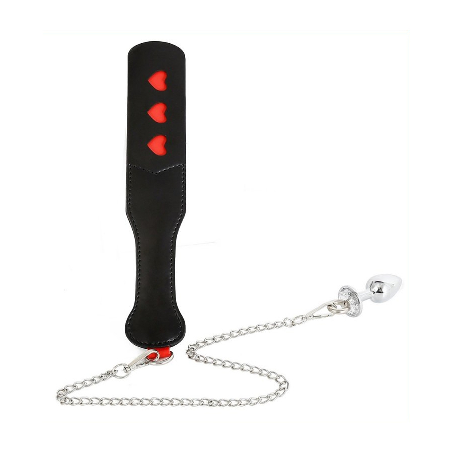 Correct Me Paddle Avec Chaîne Et Plug SPANK PLUG 30cm 1 Correct Me Paddle Avec Chaîne Et Plug SPANK PLUG 30cm