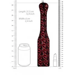 Ouch! Luxury Paddle LUXURY BURGUNDY Rouge -FÉMINITÉS boutique paddle luxury burgundy rouge 3