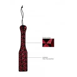 Ouch! Luxury Paddle LUXURY BURGUNDY Rouge -FÉMINITÉS boutique paddle luxury burgundy rouge 6