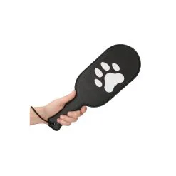 Ouch! Puppy Play Paddle PAW 33cm Noir-Blanc 5 Ouch! Puppy Play Paddle PAW 33cm Noir-Blanc -FÉMINITÉS boutique paddle paw 33cm noir blanc 2