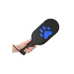 Ouch! Puppy Play Paddle PAW 33cm Noir-Bleu 5 Ouch! Puppy Play Paddle PAW 33cm Noir-Bleu -FÉMINITÉS boutique paddle paw 33cm noir bleu 2