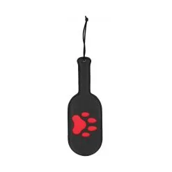 Ouch! Puppy Play Paddle PAW 33cm Noir-Rouge
