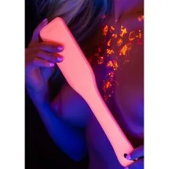 Paddle Phosphrescent GLOW PINK Taboom 32cm -FÉMINITÉS boutique paddle phosphrescent glow pink taboom 32cm 7