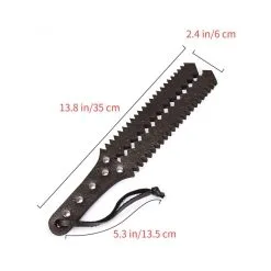 Generique Paddle Simili 6 Lanières SAWTOOTH 35cm -FÉMINITÉS boutique paddle simili 6 lanieres sawtooth 35cm 4