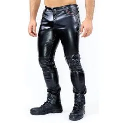 TOF Paris Pantalon GLADIATOR Noir-Rouge