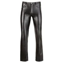 Svenjoyment Pantalon ZEPY Imitation Cuir Noir -FÉMINITÉS boutique pantalon zepy imitation cuir noir 6
