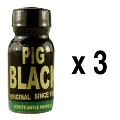 Men's Leather Cleaner PIG BLACK 15ml X3
