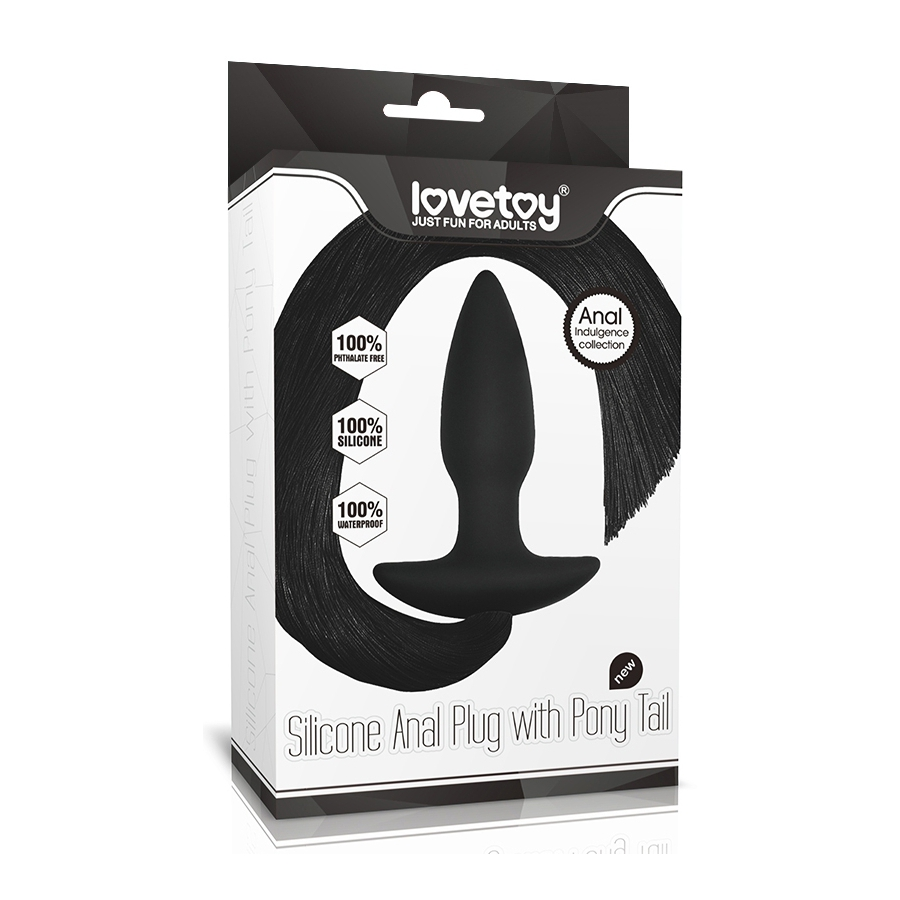Lovetoy Plug Anal Avec Queue De Cheval PONY 10 X 3.5cm Noire 2 Lovetoy Plug Anal Avec Queue De Cheval PONY 10 X 3.5cm Noire – Image 2